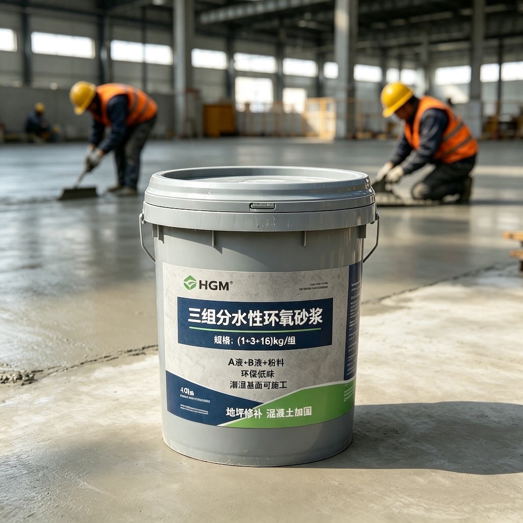梅江三组份水性环氧砂浆
